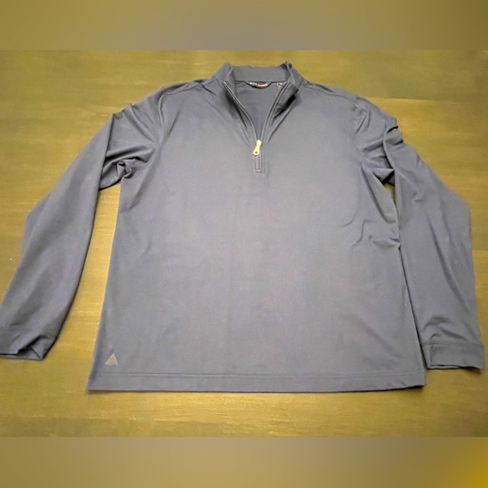 Men's Blue Quarter-Zip Sweatshirt